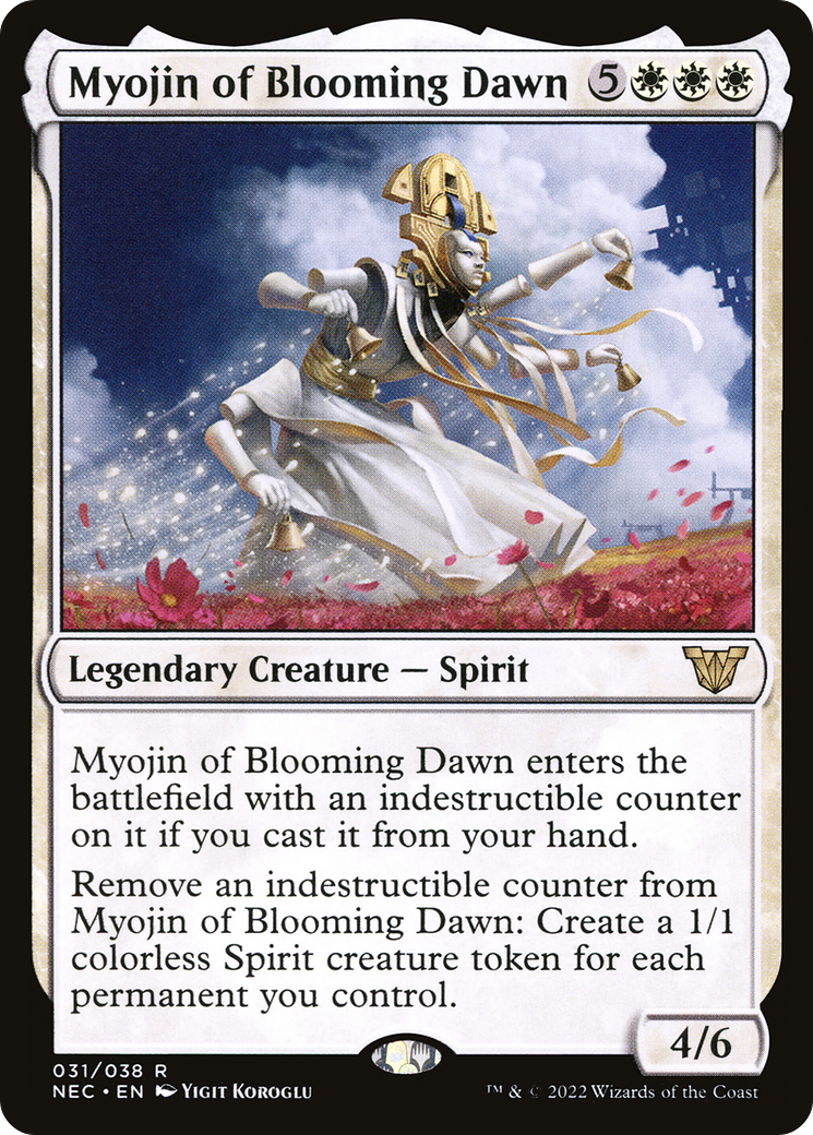 Myojin of Blooming Dawn (NEC-031) (Foil)