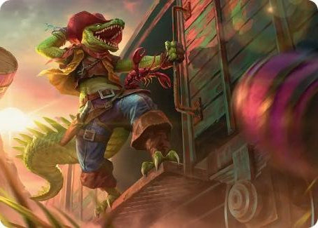 Leatherhead, Iron Gator Art Card (ASTMT-043)