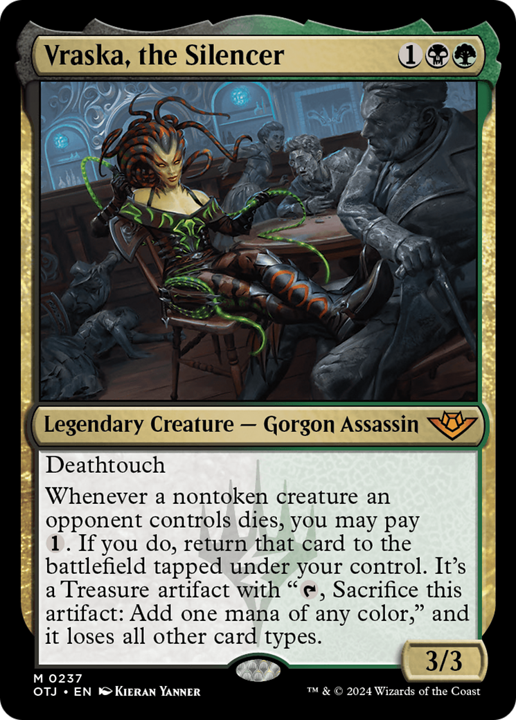 Vraska, the Silencer (OTJ-237) (Foil)