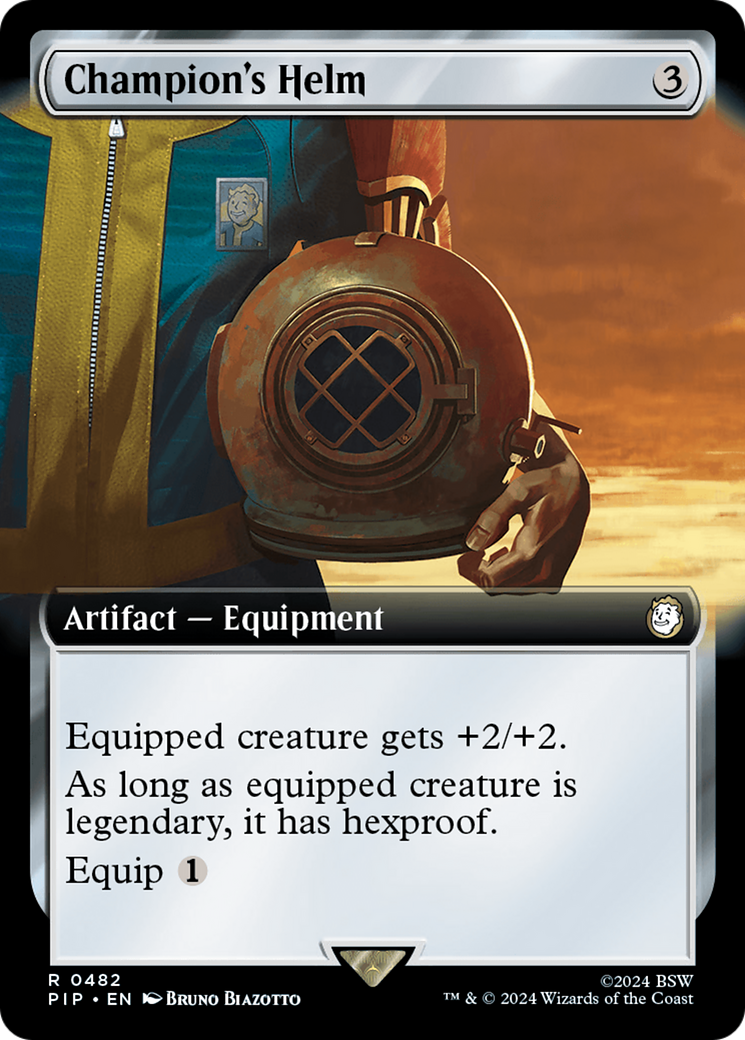 Champion's Helm (PIP-482) (Extended Art)