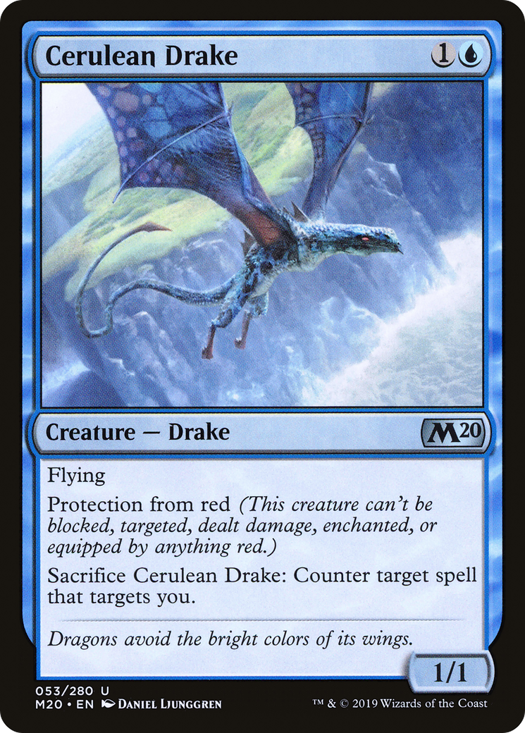 Cerulean Drake (M20-053) (Foil)