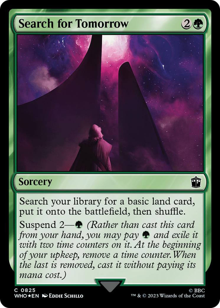 Search for Tomorrow (WHO-825) (Surge Foil)
