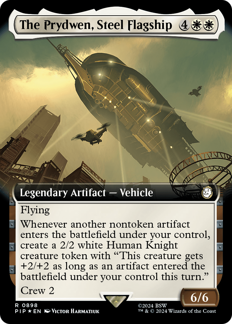 The Prydwen, Steel Flagship (PIP-898) (Extended Art) (Surge Foil)