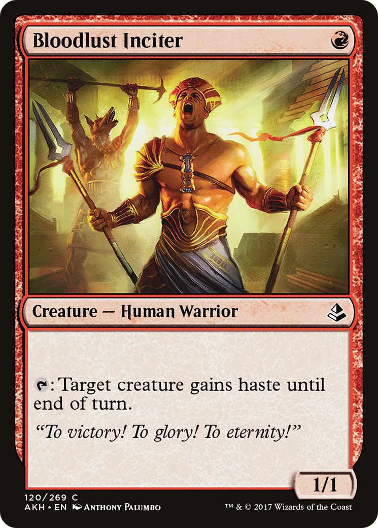 Bloodlust Inciter (AKH-120) (Foil)