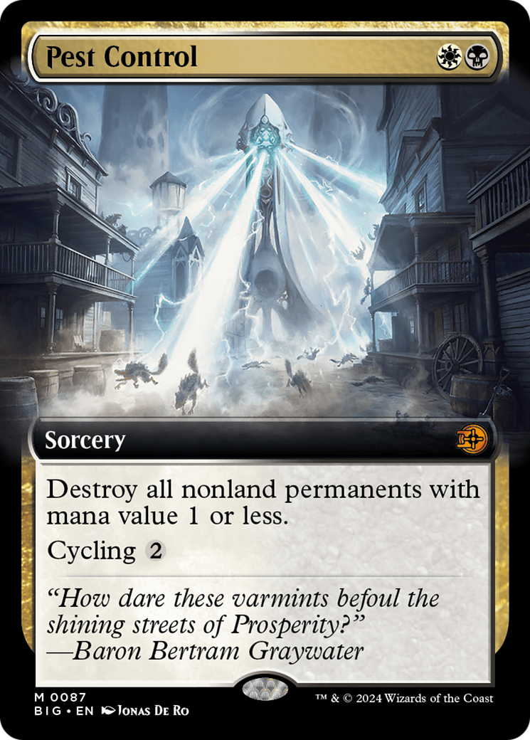 Pest Control (BIG-087) (Extended Art) (Foil)