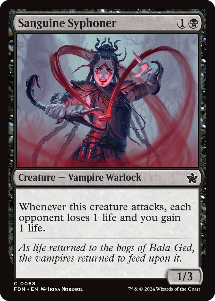 Sanguine Syphoner (FDN-068) (Foil)