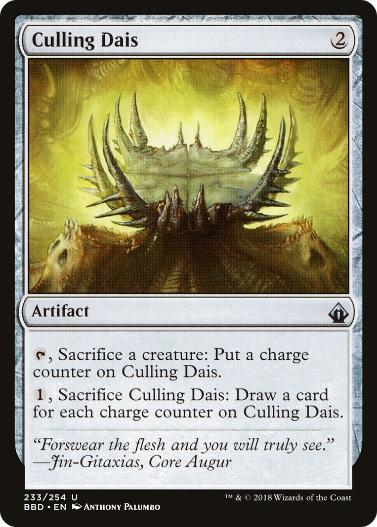 Culling Dais (BBD-233)
