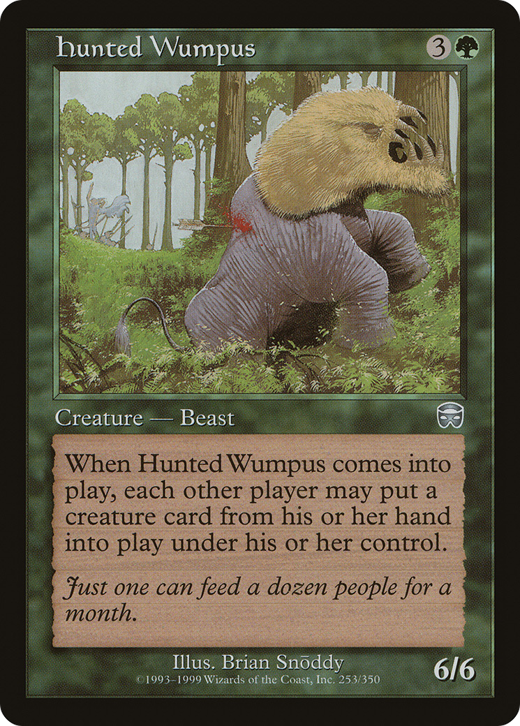 Hunted Wumpus (MMQ-253) (Foil)