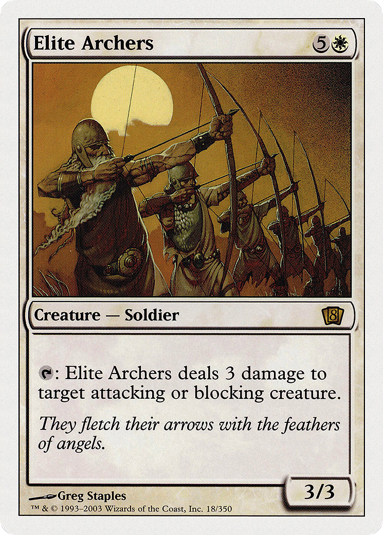 Elite Archers (8ED-018★) (Foil)