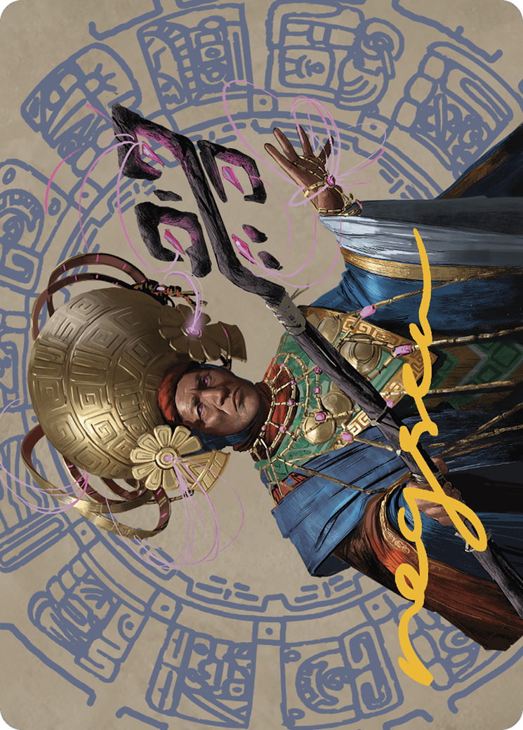 Akal Pakal, First Among Equals Art Card (ALCI-046) (Gold-Stamped Signature)