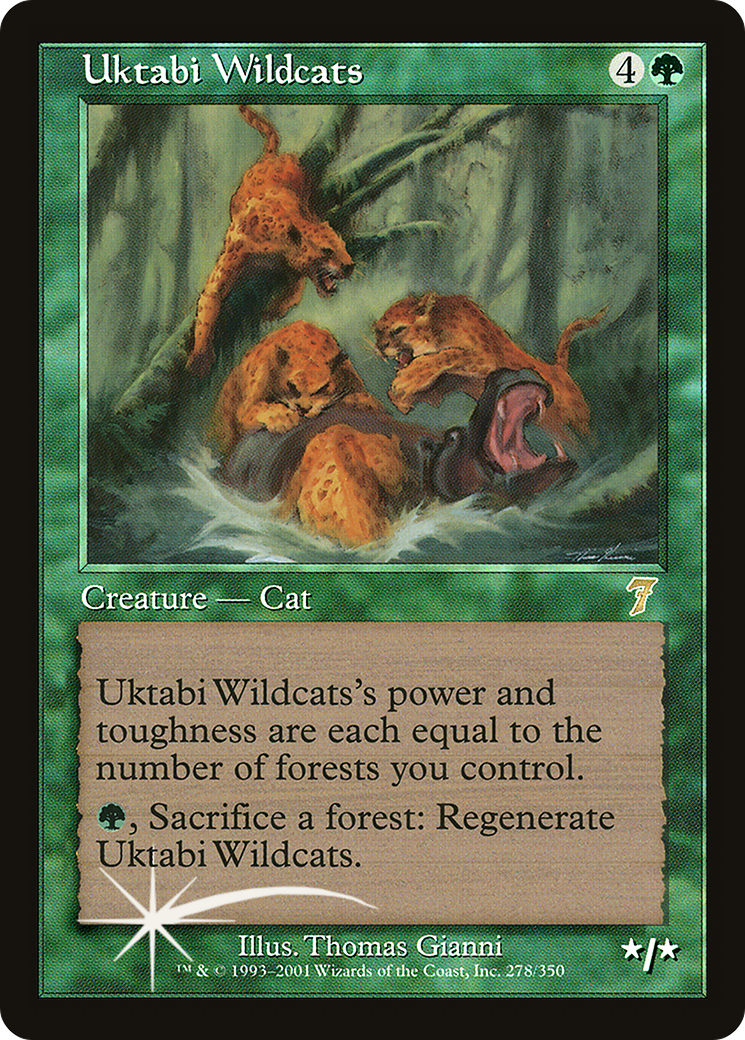 Uktabi Wildcats (7ED-278★) (Foil)