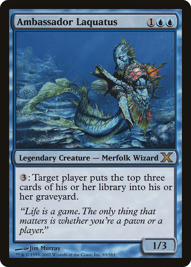 Ambassador Laquatus (10E-065) (Foil)