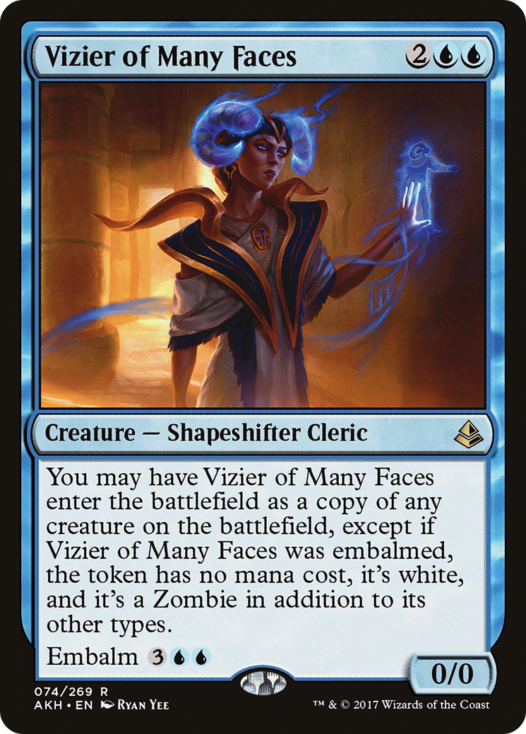 Vizier of Many Faces (AKH-074) (Foil)