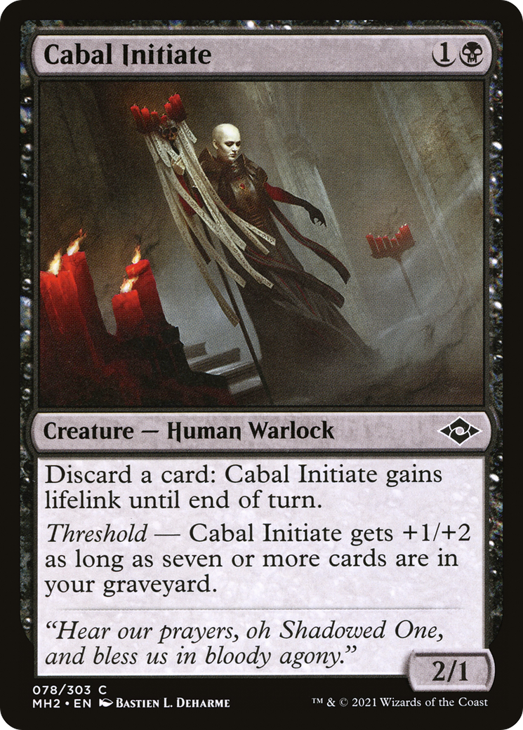 Cabal Initiate (MH2-078) (Foil)