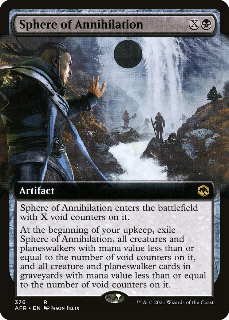 Sphere of Annihilation (AFR-376) (Extended Art) (Foil)