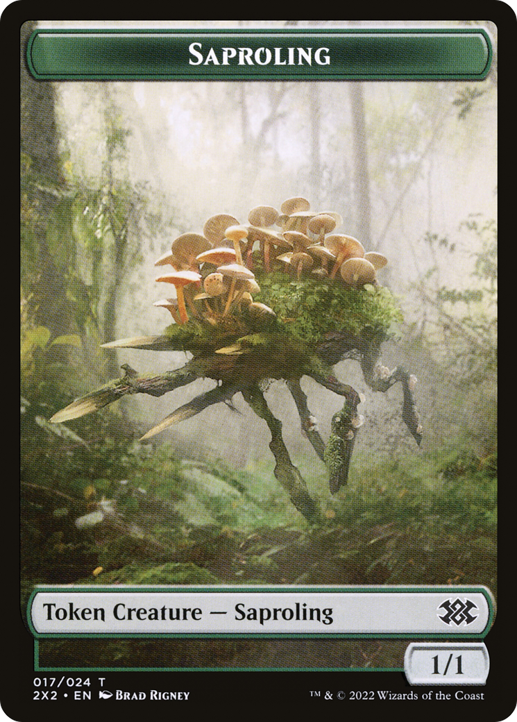 Saproling // Vampire Double-Sided Token (T2X2-17 // 9)