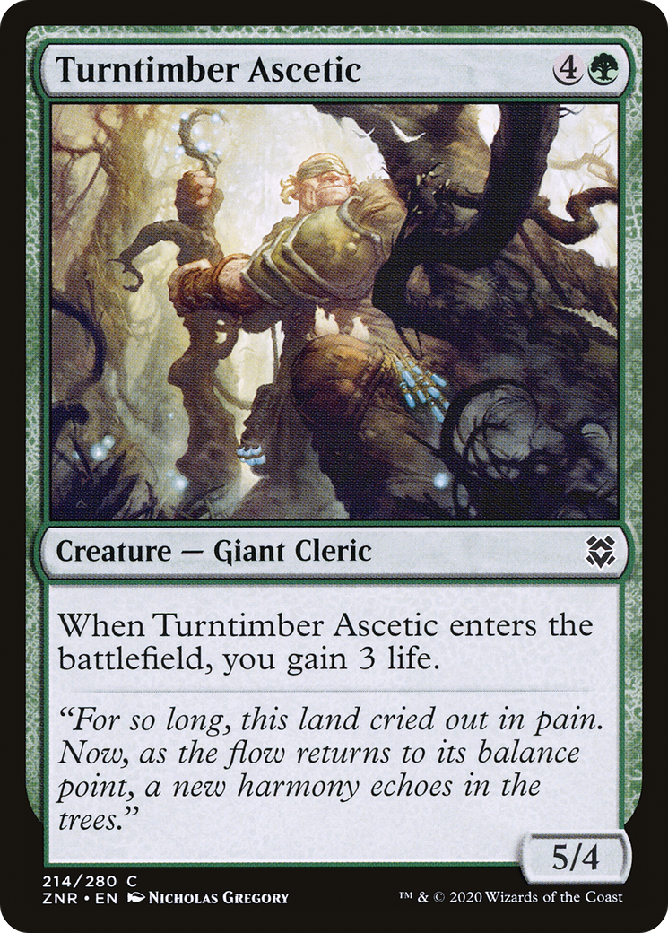 Turntimber Ascetic (ZNR-214) (Foil)