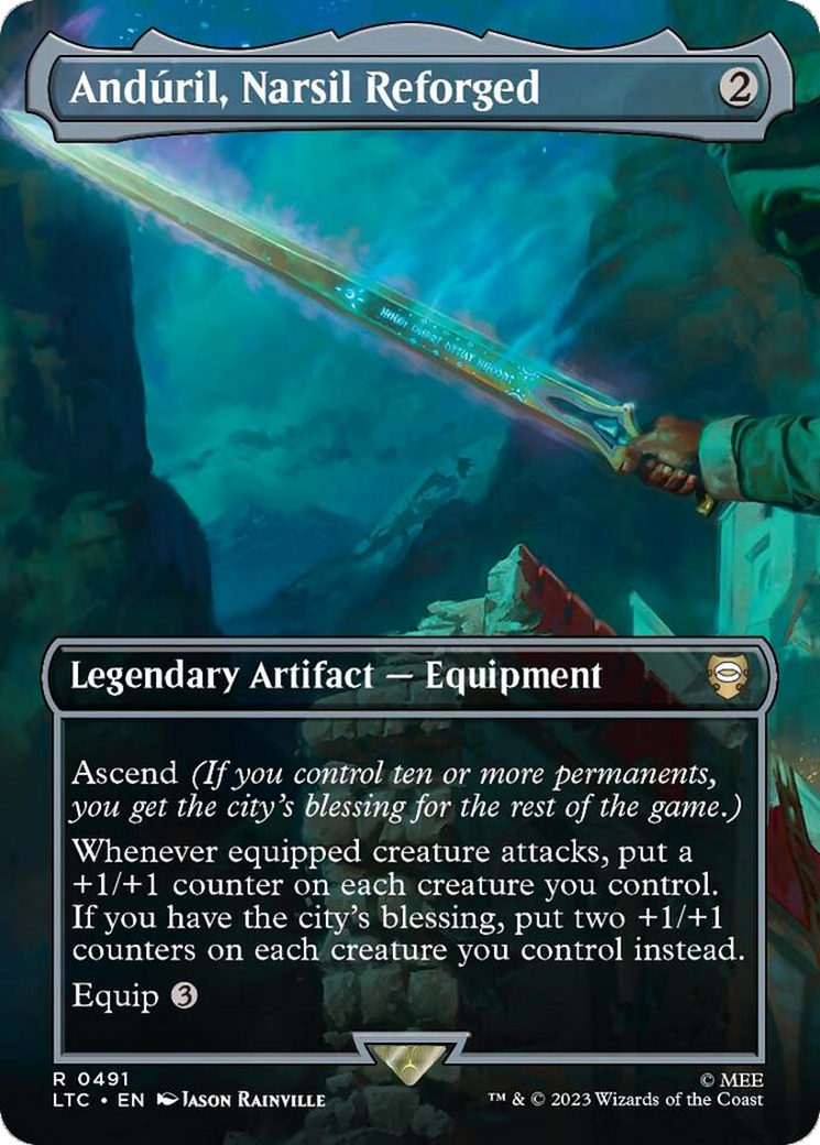 Andúril, Narsil Reforged (LTC-491) (Borderless)