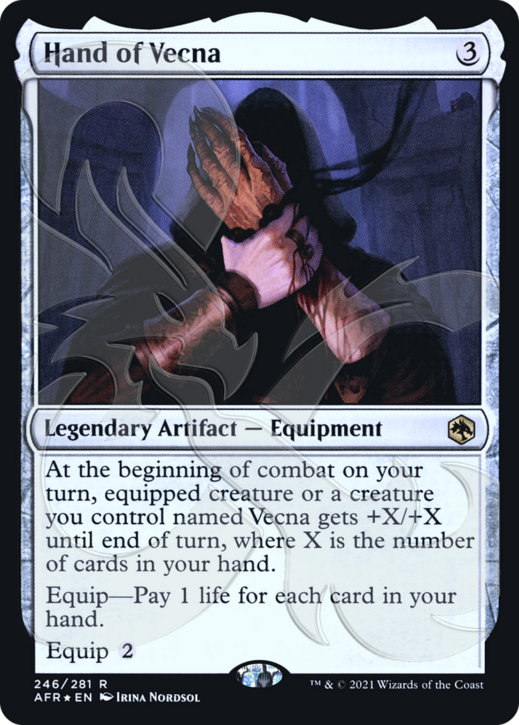 Hand of Vecna (Ampersand Stamped) (AFR&-246A) (Foil)