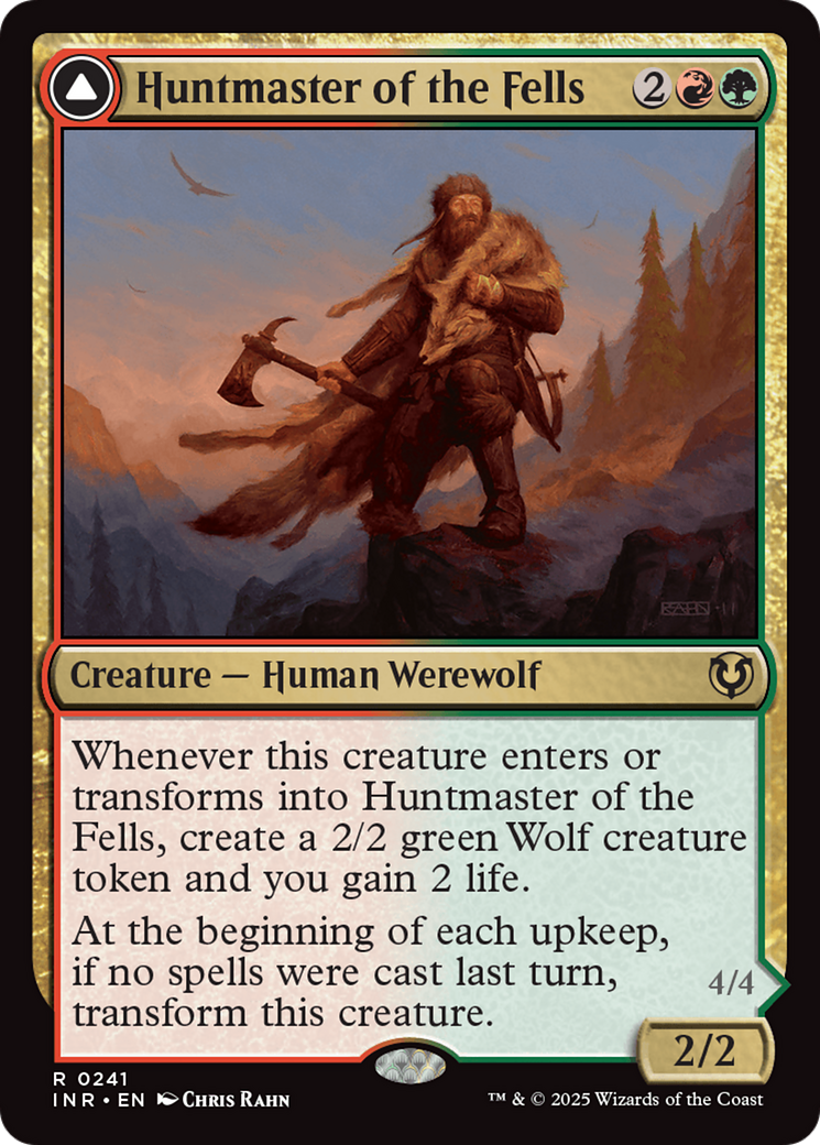 Huntmaster of the Fells // Ravager of the Fells (INR-241) (Foil)