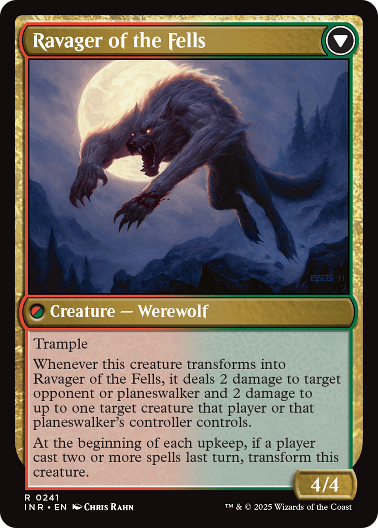 Huntmaster of the Fells // Ravager of the Fells (INR-241) (Foil)