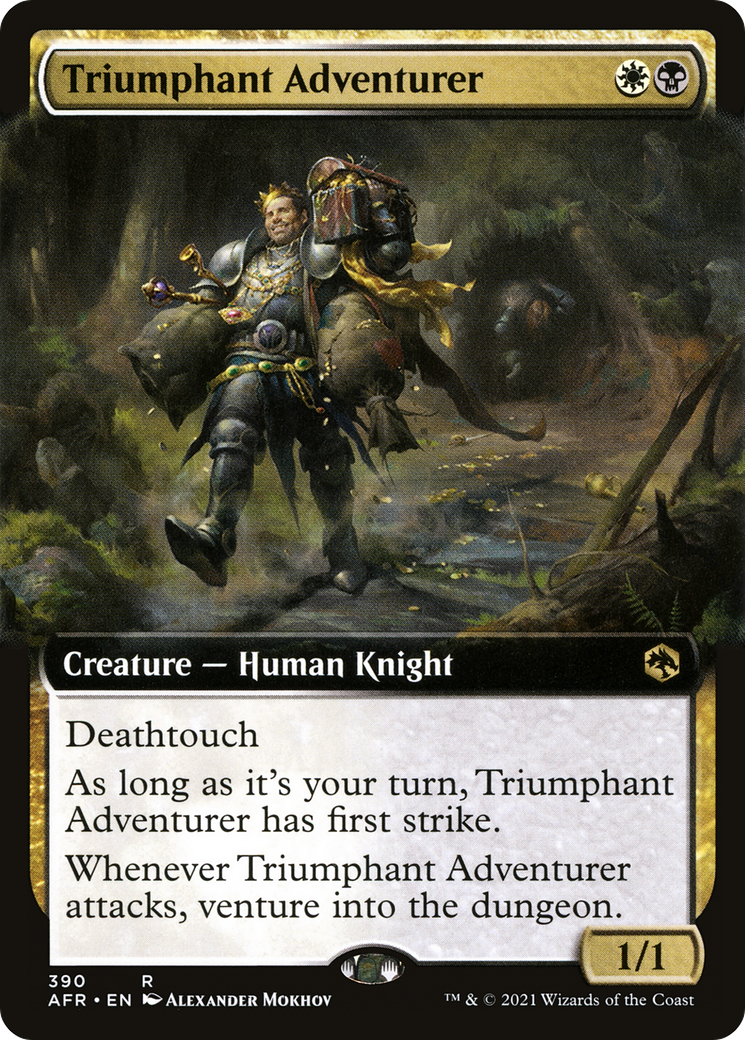 Triumphant Adventurer (AFR-390) (Extended Art) (Foil)