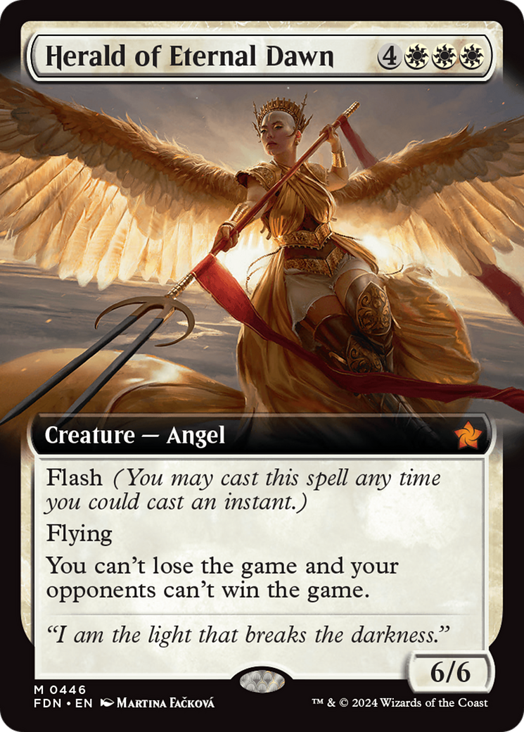 Herald of Eternal Dawn (FDN-446) (Extended Art) (Foil)