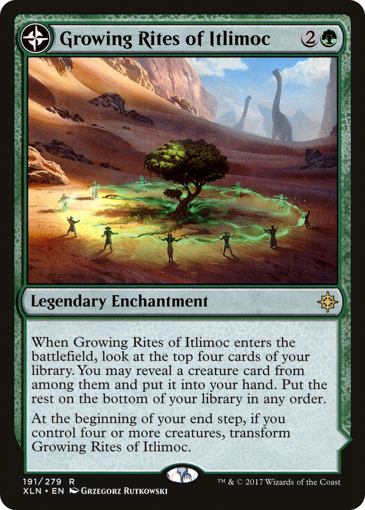 Growing Rites of Itlimoc // Itlimoc, Cradle of the Sun (XLN-191) (Foil)