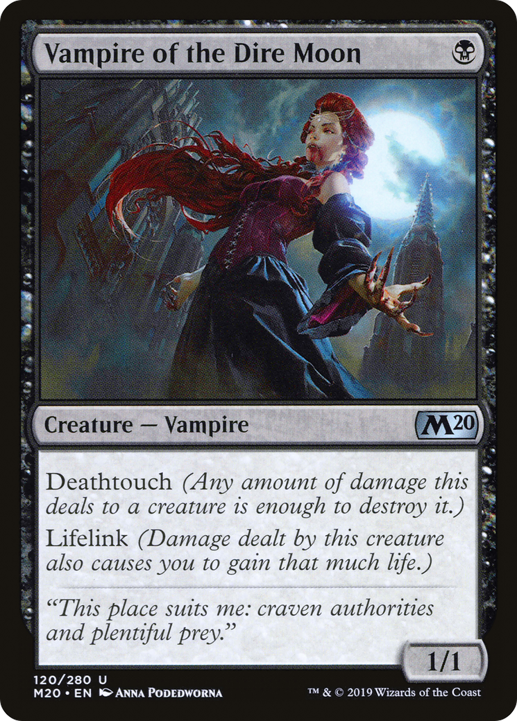 Vampire of the Dire Moon (M20-120) (Foil)