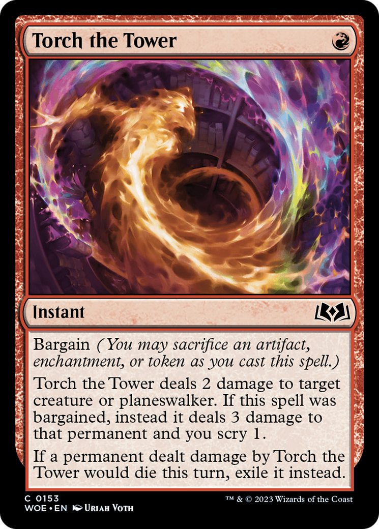 Torch the Tower (WOE-153) (Foil)