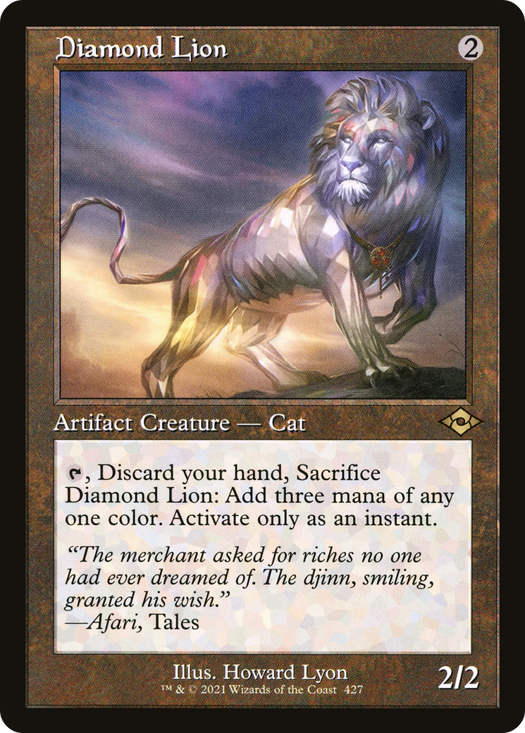 Diamond Lion (MH2-427) (Foil)