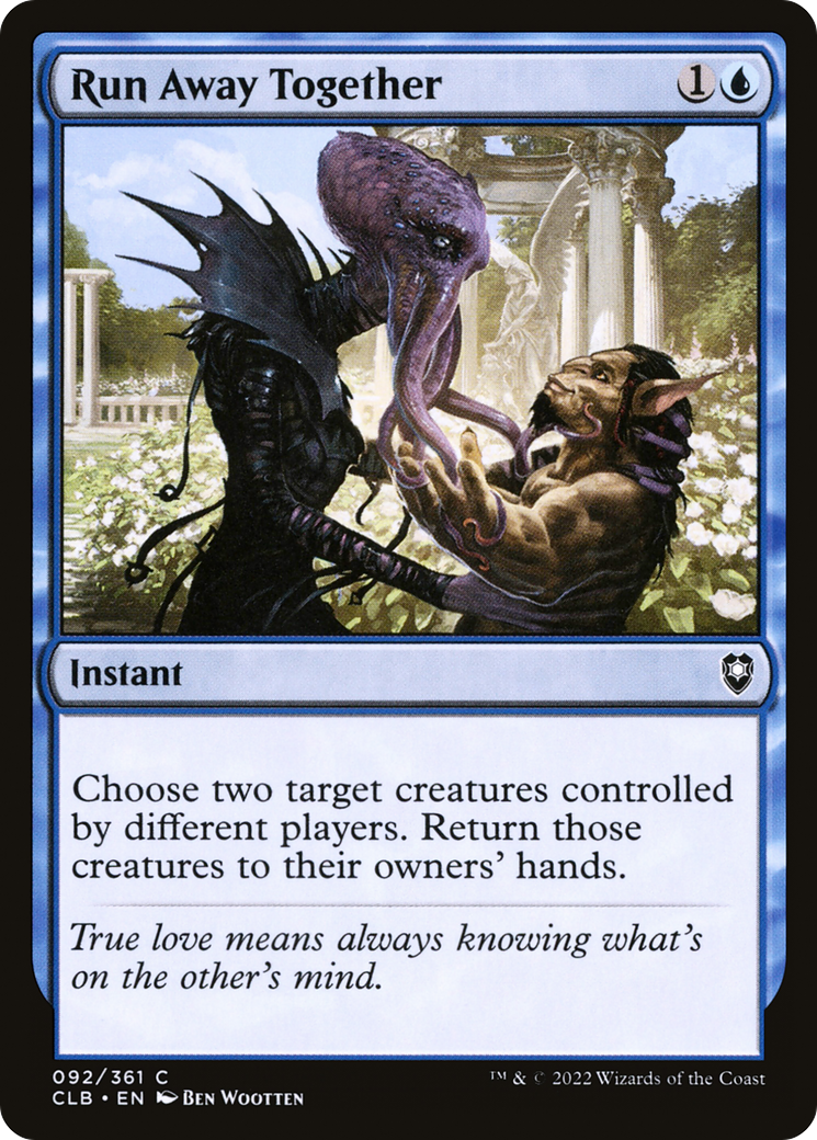 Run Away Together (CLB-092) (Foil)