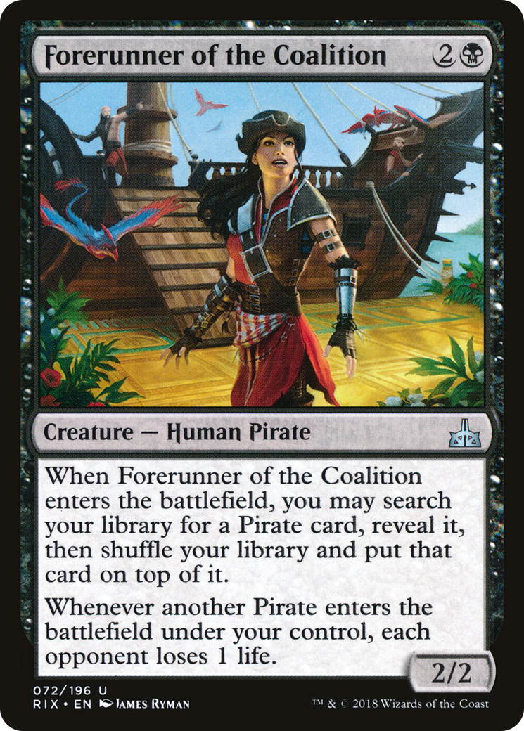 Forerunner of the Coalition (RIX-072)