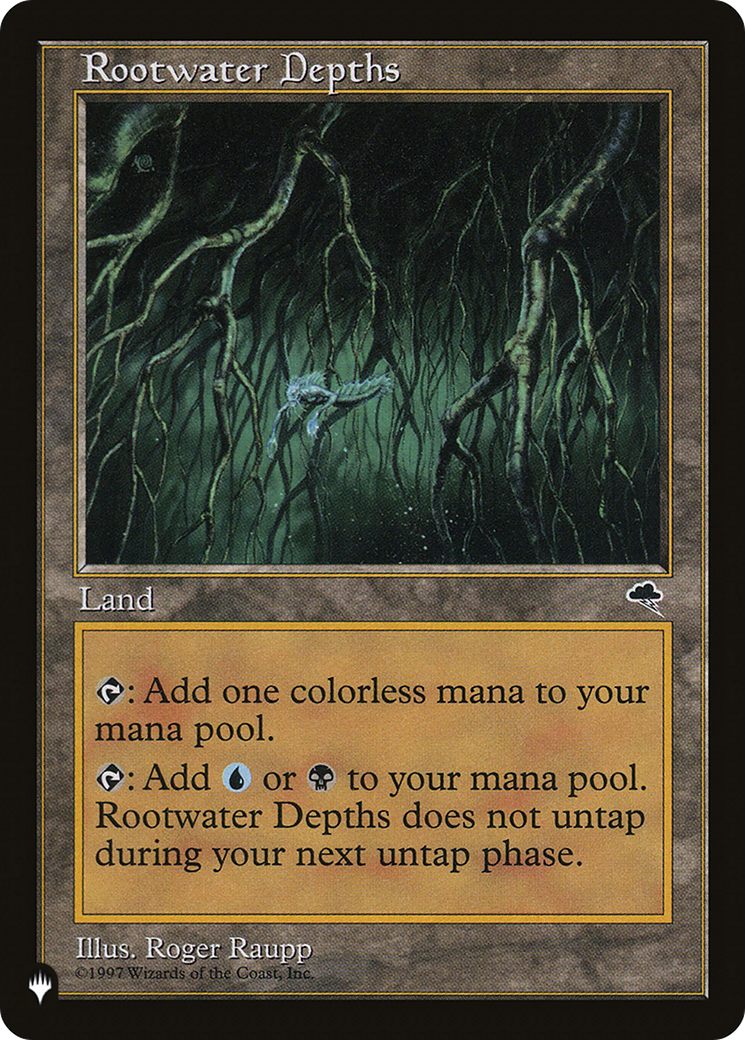 Rootwater Depths (LIST-TMP-323)