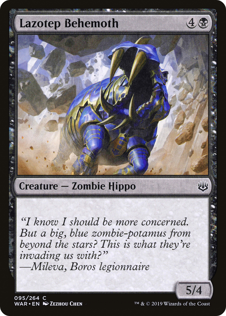 Lazotep Behemoth (WAR-095) (Foil)