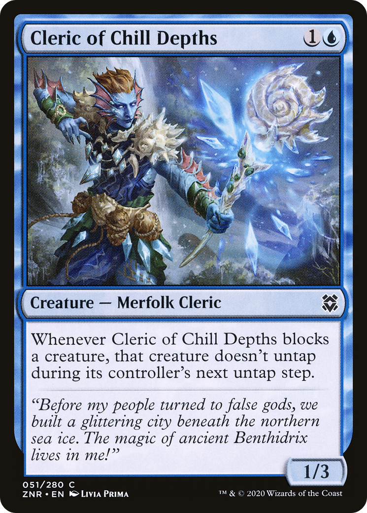 Cleric of Chill Depths (ZNR-051) (Foil)