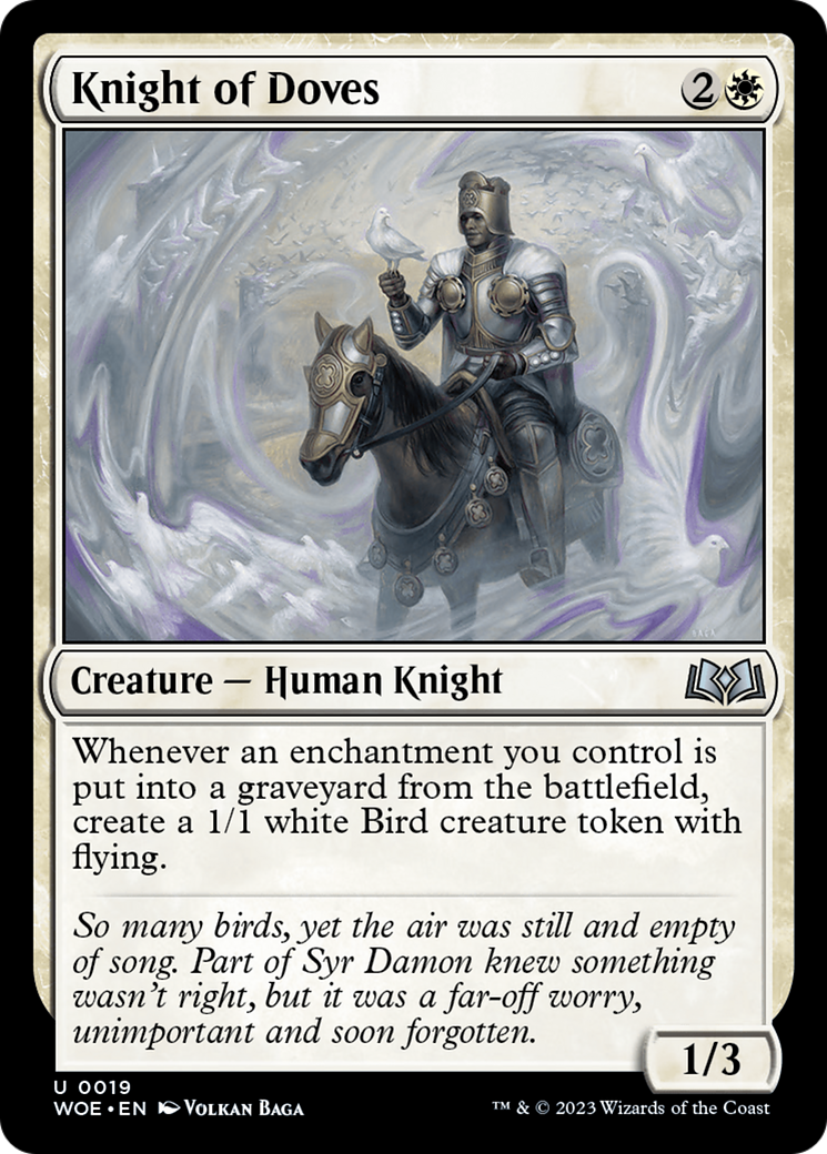 Knight of Doves (WOE-019) (Foil)