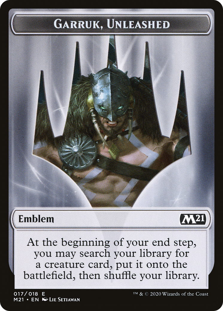 Garruk, Unleashed Emblem (TM21-017)