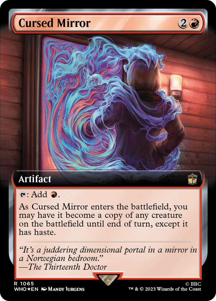 Cursed Mirror (WHO-1065) (Extended Art) (Surge Foil)