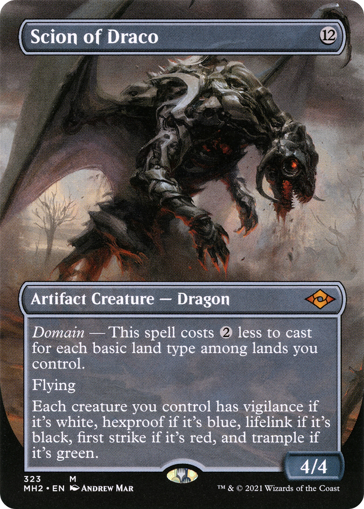 Scion of Draco (MH2-323) (Borderless) (Foil)