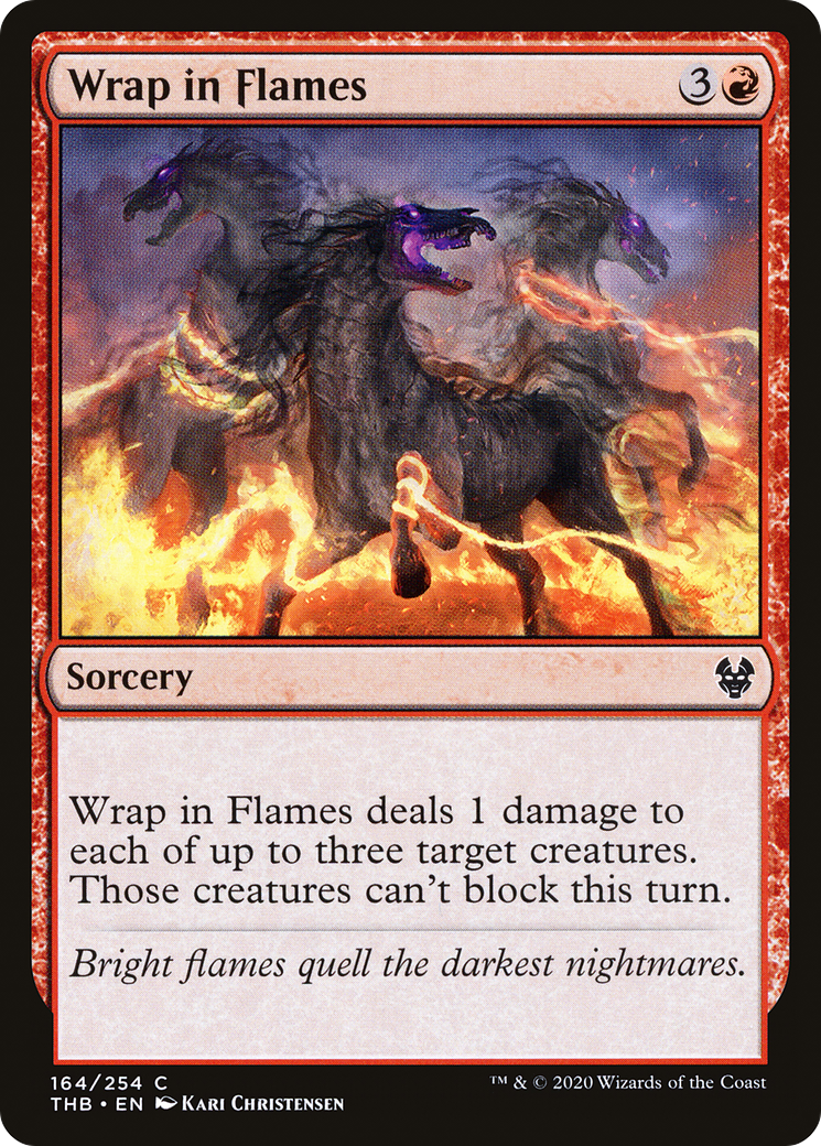Wrap in Flames (THB-164) (Foil)
