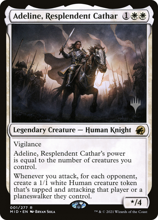 Adeline, Resplendent Cathar (PPMID-01P) (Foil)