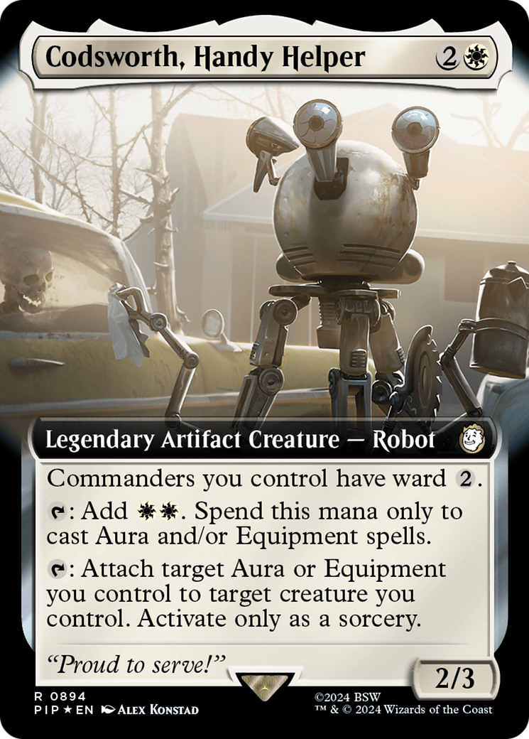 Codsworth, Handy Helper (PIP-894) (Extended Art) (Surge Foil)