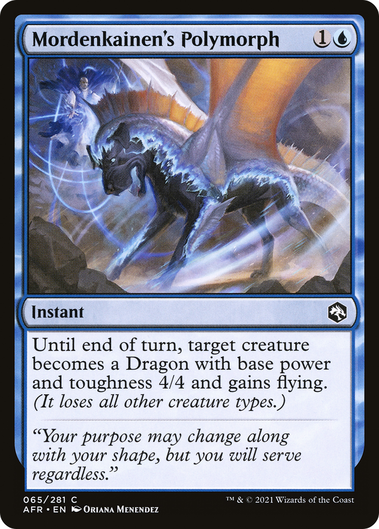 Mordenkainen's Polymorph (AFR-065) (Foil)