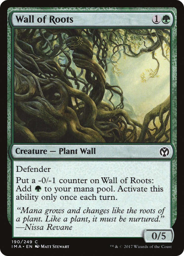 Wall of Roots (IMA-190) (Foil)