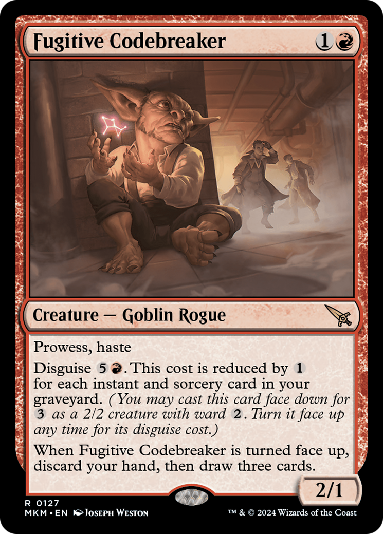 Fugitive Codebreaker (MKM-127) (Foil)