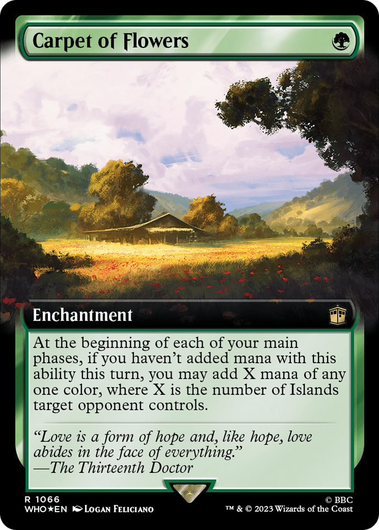Carpet of Flowers (WHO-1066) (Extended Art) (Surge) (Foil)