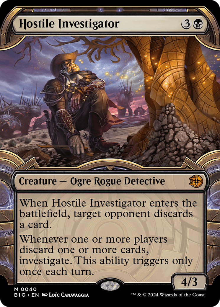 Hostile Investigator (BIG-040) (Showcase) (Foil)