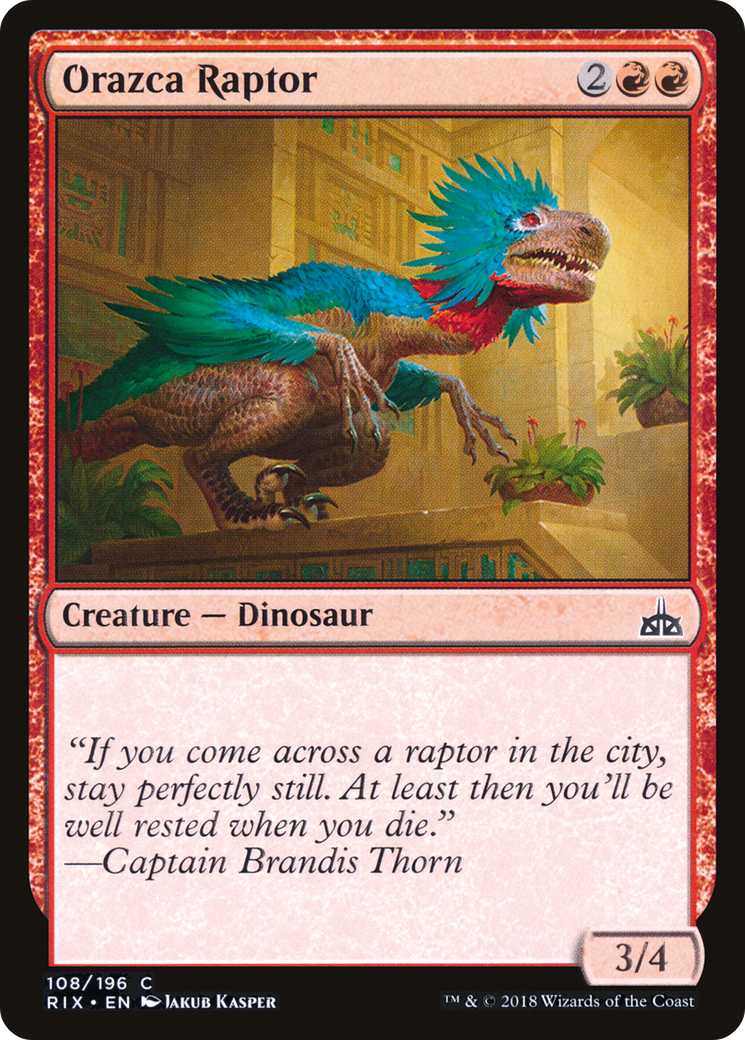 Orazca Raptor (RIX-108)