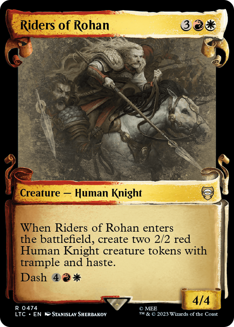 Riders of Rohan (LTC-474) (Showcase) (Scroll) (Foil)